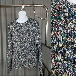 Oversized Rainbow Fleck Sweater